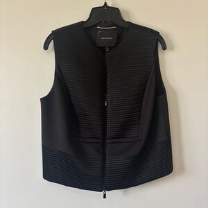 Robert Rodriguez Black Textured Vest